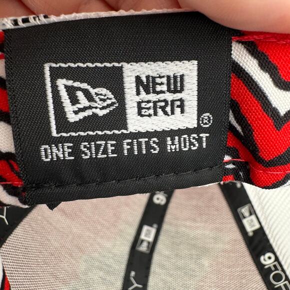 New Era Kansas City Chiefs Mesh Snapback Hat Red White 9FORTY NFL Trucker Cap - Picture 10 of 12